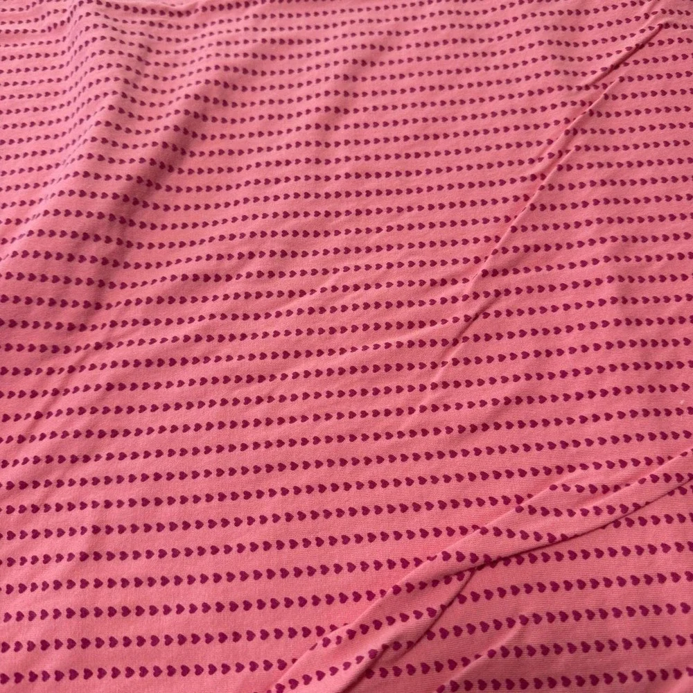 Kate Quinn Organics Organic Cotton Baby Swaddle Blanket Pink Hearts One Size